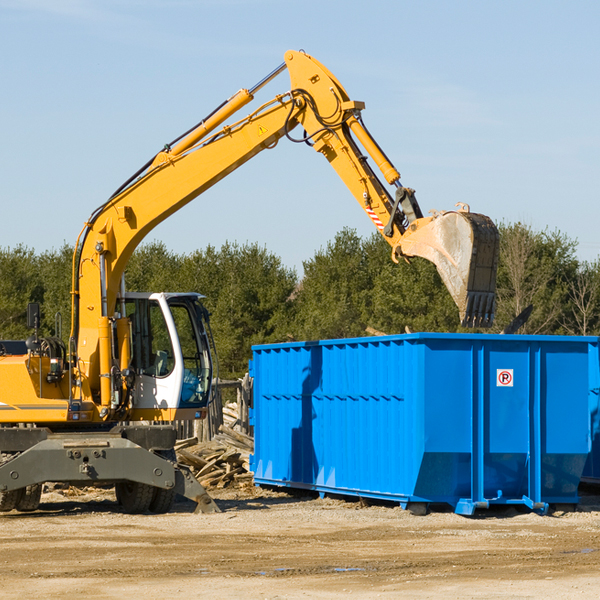 how many times can i have a residential dumpster rental emptied in Center Point Texas